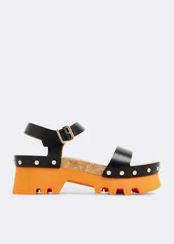 Сандалии CHLO Owena platform sandals, черный