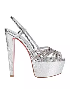Сандалии Christian Louboutin, серебро