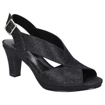 Сандалии Christy с открытым носком Easy Street, черный