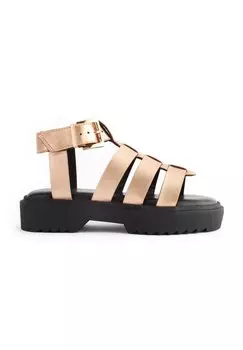 Сандалии Chunky Gladiator Sandals Next, розовое золото