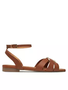 Сандалии Ciabatta 251Gcj04A Twinset, коричневый