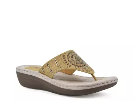 Сандалии Cienna Wedge Sandal Cliffs By White Mountain, желтый