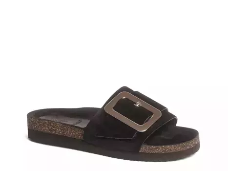 Сандалии Clare Slide - женские Her By Anthony Veer, Black Suede
