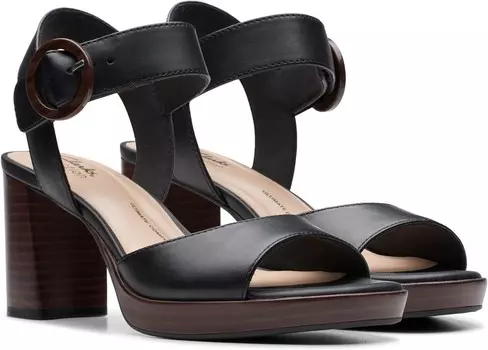 Сандалии Clarks AmbyrLyn Ruby, цвет Black Leather