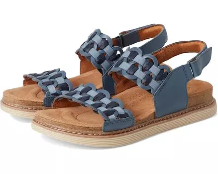 Сандалии Clarks Arwell Glide, цвет Blue Combi Leather
