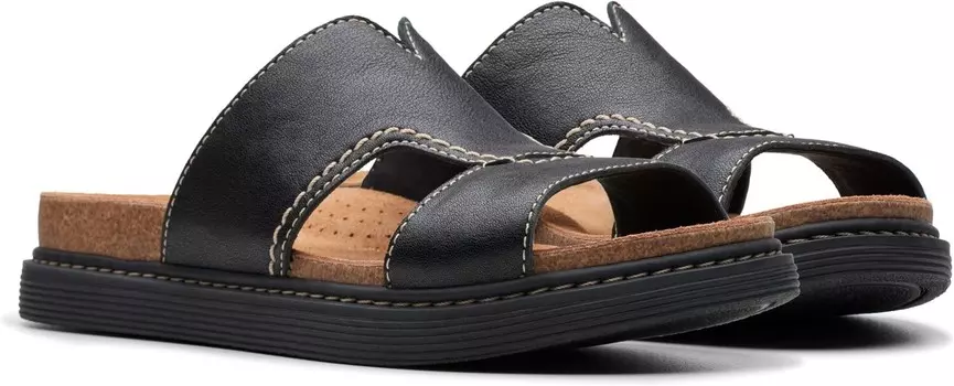 Сандалии Clarks Arwell Walk, цвет Black Leather