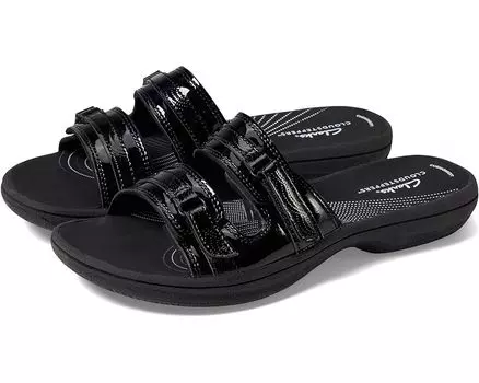 Сандалии Clarks Breeze Piper, цвет Black Patent Synthetic