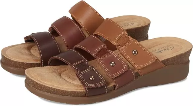 Сандалии Clarks Calenne Lily, цвет Brown Multi Leather
