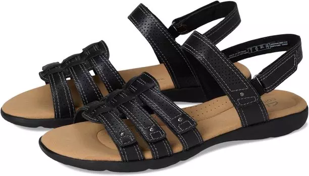 Сандалии Clarks Elizabelle Kay, цвет Black Leather