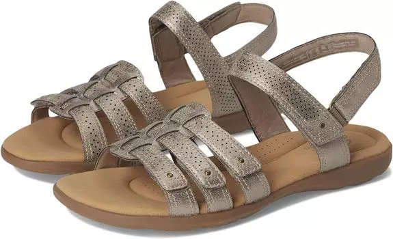 Сандалии Clarks Elizabelle Kay, цвет Taupe Metallic Synthetic