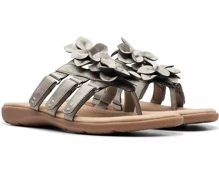 Сандалии Clarks Elizabelle Mae, цвет Pewter Metallic Synthetic