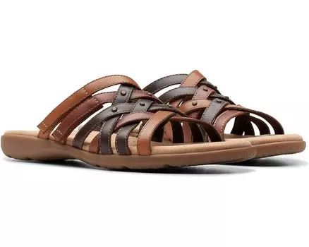 Сандалии Clarks Elizabelle Rio, цвет Brown Multi Leather