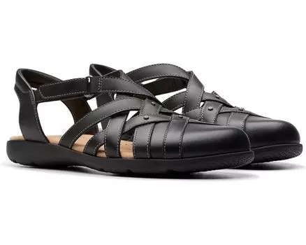 Сандалии Clarks Elizabelle Sea, цвет Black Leather