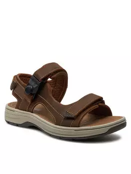 Сандалии Clarks, коричневый