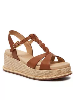 Сандалии Clarks, коричневый