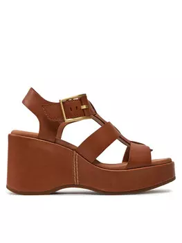 Сандалии Clarks, коричневый