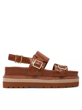 Сандалии Clarks, коричневый