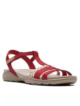 Сандалии Clarks, красный