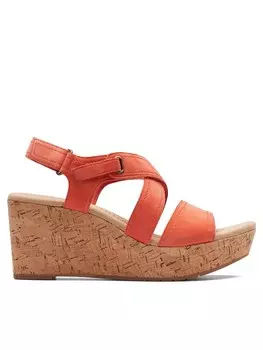 Сандалии Clarks, красный