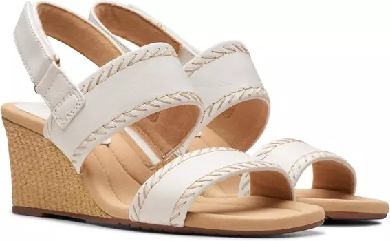 Сандалии Clarks Kyarra Rose, цвет White Leather