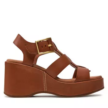 Сандалии Clarks Manon Cove 26176295 Tan Leather, коричневый