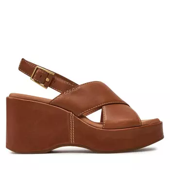 Сандалии Clarks Manon Wish 26176303 Tan Leather, коричневый