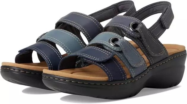 Сандалии Clarks Merliah 2 Bali, цвет Navy Combi Leather