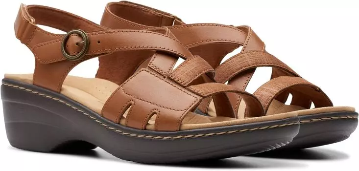 Сандалии Clarks Merliah Bonita, цвет Tan Leather