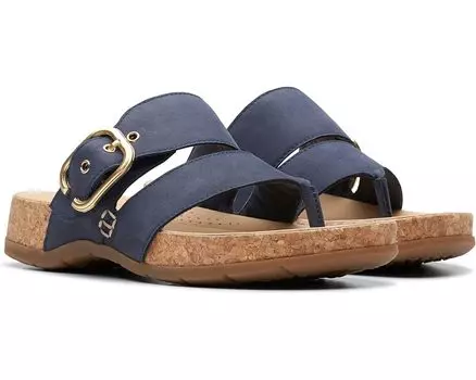 Сандалии Clarks Reileigh Park, цвет Navy Nubuck