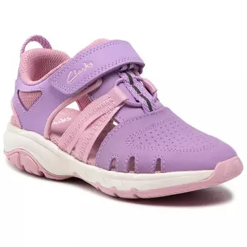 Сандалии Clarks RockSurf K, фиолетовый