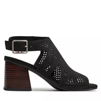 Сандалии Clarks Siara65 Flow 26176344 Black Nubuck, черный