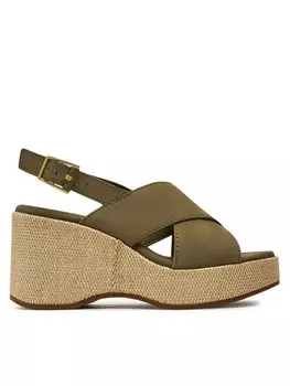 Сандалии Clarks, зеленый