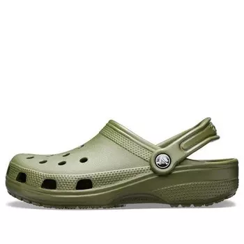 Сандалии classic beach army green sandals Crocs, зеленый