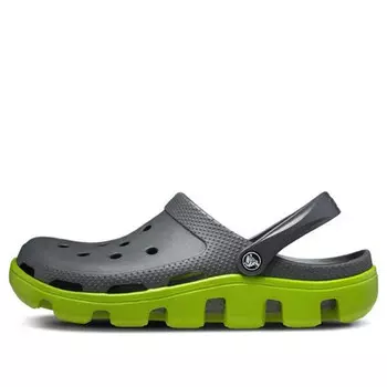 Сандалии classic clog beach sandals 'dark green' Crocs, зеленый
