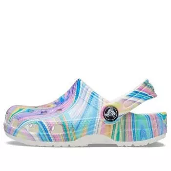 Сандалии classic clog beach sandals multi-color Crocs, мультиколор