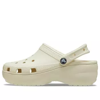 Сандалии classic clog 'bone white' Crocs, белый