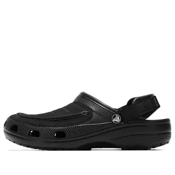 Сандалии classic clog cozy breathable beach sandals black Crocs, черный