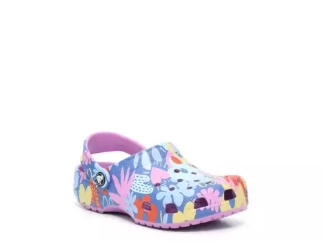 Сандалии Classic Clog Crocs, цвет floralprint