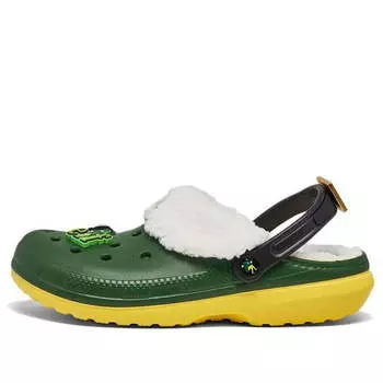 Сандалии classic clog 'elf' Crocs, зеленый