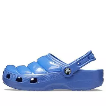 Сандалии classic clog sandals blue Crocs, голубой