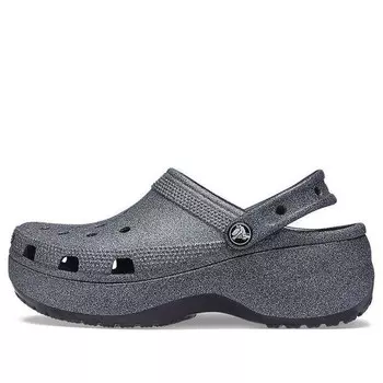 Сандалии classic platform glitter ii clog 'black' Crocs, черный