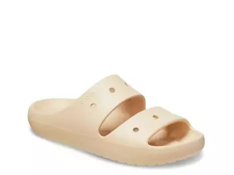 Сандалии Classic v2 Slide Sandal Crocs, цвет cognac