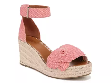 Сандалии Clemens Espadrille Wedge Sandal Franco Sarto, фуксия