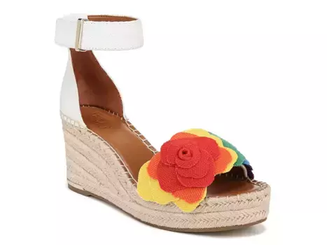 Сандалии Clemens Espadrille Wedge Sandal Franco Sarto, темно-коричневый