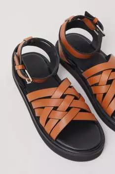 САНДАЛИИ CLOSED, цвет brazil nut