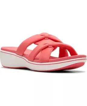 Сандалии Cloudsteppers Breeze Rae Cam Slip-On Flat Clarks, розовый