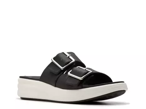 Сандалии Cloudsteppers Drift Wedge Sandal Clarks, черный