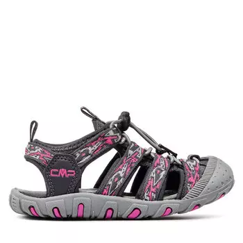 Сандалии CMP Sahiph Hiking Sandal 30Q9524 Titanio/Purple Fluo 48UL, серый