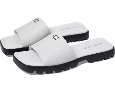 Сандалии COACH Florence, цвет Optic White