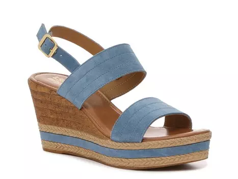 Сандалии Coach и Four Leuca на танкетке Coach and Four, синий
